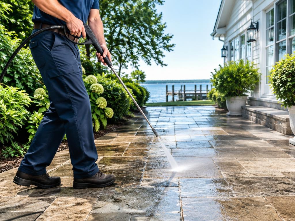 Pressure washing